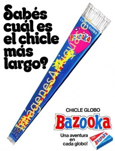 SABÉS CUÁL ES EL CHICLE MÁS LARGO? CHICLÉ GLOBO BAZOOKA