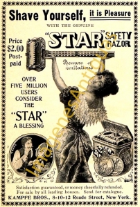 SHAVE YOURSELF WITH THE GENUINE STAR SAFETY RAZOR