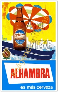 SOL Y NIEVE... ALHAMBRA ES MÁS CERVEZA