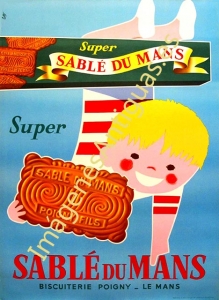 SUPER SABLÉ DU MANS - BISCUITERIE POIGNY - LE MANS