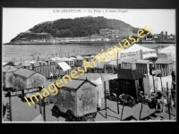 San Sebastián - La Playa y el monte urgull