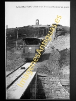 San Sebastián - Salida de un Tranvia del Funicular de Igueldo