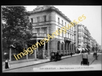 San Sebastián - Banco Guipuzcoano y Calle de Fuenterrabia