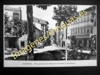 Sangüesa - Vista parcial de la Plaza de los Fueros y Calle Mayor