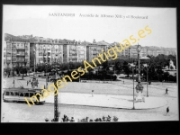 Santander - Avenida de Alfonso XIII y el Boulevard