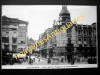 Santander - Plaza de Pi y Margall y el Ayuntamiento