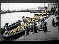 Santander - Puerto Chico descarga del pescado