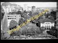 Sestao - Vista parcial y Ayuntamiento