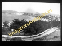 Suances - Vista de la playa desde la carretera al faro