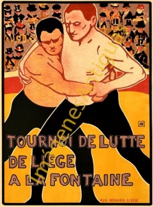 TOURNOI DE LUTTE DE LIEGE A LA FONTAINE