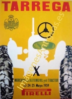 TÁRREGA X MERCADO DEL AUTOMÓVIL Y EL TRACTOR 1959 - PIRELLI
