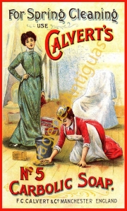 USE CALVERTS Nº5 CARBOLIC SOAP ENGLAND