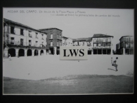 Medina del Campo - Un rincón de la Plaza Mayor y Pilares donde s