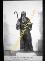 Urquiola - San Antonio Abad (Escultura del siglo XV)