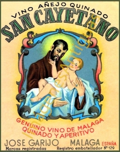 VINO AÑEJO QUINADO SAN CAYETANO MALAGA