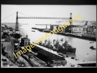 Vista de Portugalete, Puente Colgante y Las Arenas