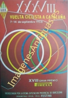 XXXV III VUELTA CICLISTA A CATALUÑA 1958 PIRELLI