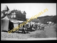 Zarauz - detalle de la Playa