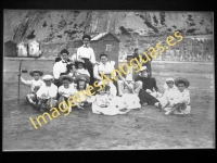 Zumaia - Veraneantes en la playa