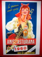 ANÍS DE LA ASTURIANA, LA PREFERENCIA SIEMPRE AGRADA 1960