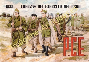 1938 FUERZAS DEL EJERCITO DEL EBRO P.C.E.