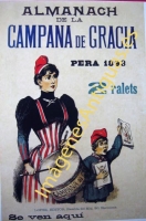 ALMANACH DE LA CAMPANA DE GRACIA PERA 1893