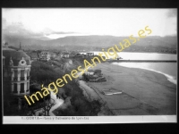 Algorta - Playa y Balneario de Igeretxe en el año 1949