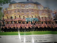 Athletic  Club - Poster 68 cm X 49 cm aprox. Año 1990 - 1991