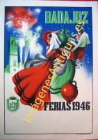 BADAJOZ - FERIAS 1946 - EXTREMADURA