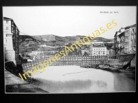 Bilbao - Puente Colgante de Bilbao en 1874