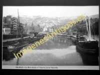Bilbao - La Ría desde el Puente de la Victoria Barco D. QUIJOTE 