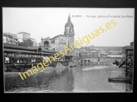 Bilbao - Mercado, Iglesia y Puente de San Antón
