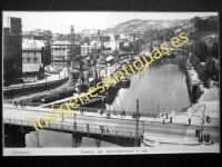 Bilbao - Muelle de Uribitarte, puente del Ayuntamiento y ría