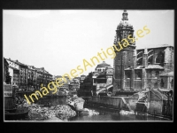 Bilbao - Puente de San ANtón destruido después de la guerra