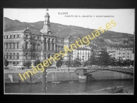 Bilbao - Puente de S. Agustín y Ayuntamiento