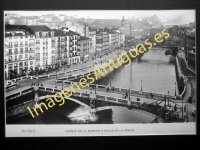Bilbao - Puente de la Merced y calle de la Ribera