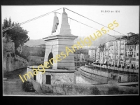 Bilbao - Puente Colgante en 1874
