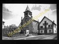 Burguete - Iglesia y casa Parroquial