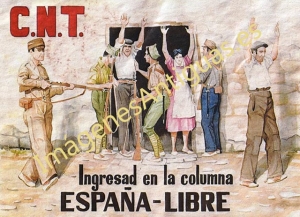 C.N.T. INGRESAD EN LA COLUMNA - ESPAÑA-LIBRE