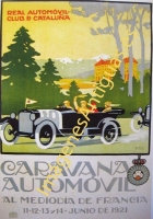 CARAVANA AUTOMOVIL 1921 REAL AUTOMOVIL CLUB DE CATALUÑA