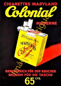CIGARETTES MARYLAND COLONIAL MODERNE