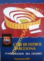 CLUB DE FUTBOL BARCELONA INAGURACIÓN DEL ESTADIO 1957