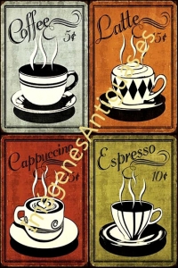 COFFEE - LATTE - CAPPUCCINO - ESPRESO