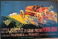 CURSA INTERNACIONAL DE VOITURETTES II GRAN PREMI PENYA RHIN 1922