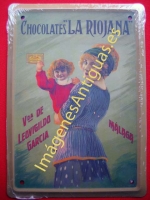 Chapa Publicitaria,Chocolates La Riojana