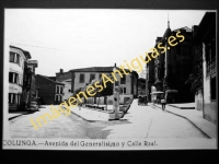 Colunga - Avenida del Generalísimo y Calle Real