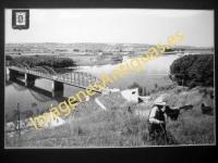 Coria - Puente de hierro sobre el Río Alagón
