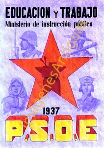 EDUCACIÓN Y TRABAJO MINISTERIO DE INSTRUCCIÓN PÚBLICA 1937 P.S.O