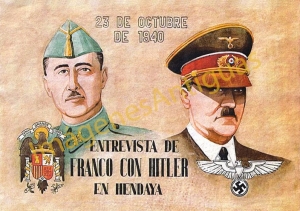 ENTREVISTA DE FRANCO CON HITLER EN HENDAYA 23 OCTUBRE 1940