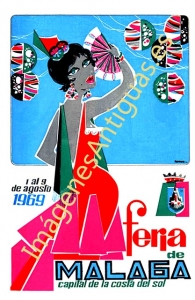 FERIA DE MALAGA 1969 - CAPITAL DE LA COSTA DEL SOL